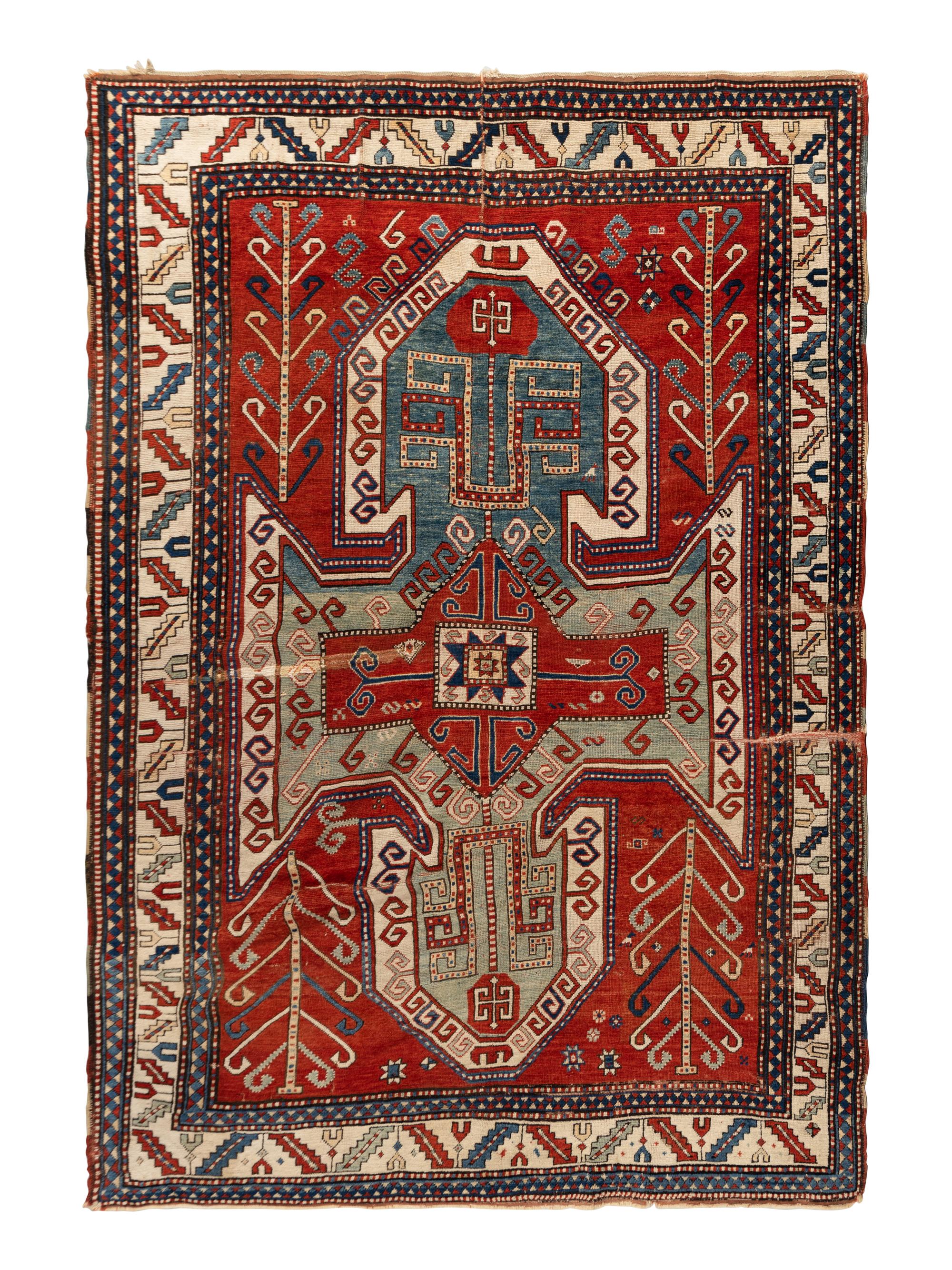 A Sevan Kazak Wool Rug