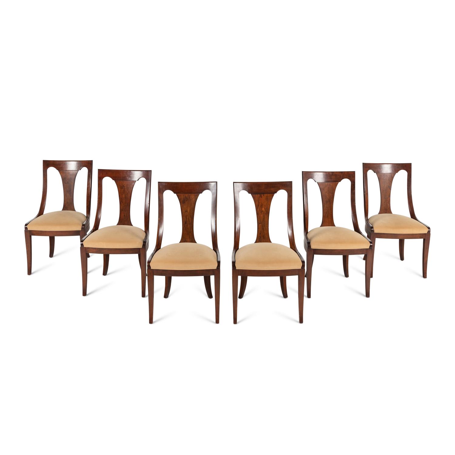A Set of Six Kindel Metropolitan Empire Side Chairs
