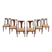 A Set of Six Kindel Metropolitan Empire Side Chairs