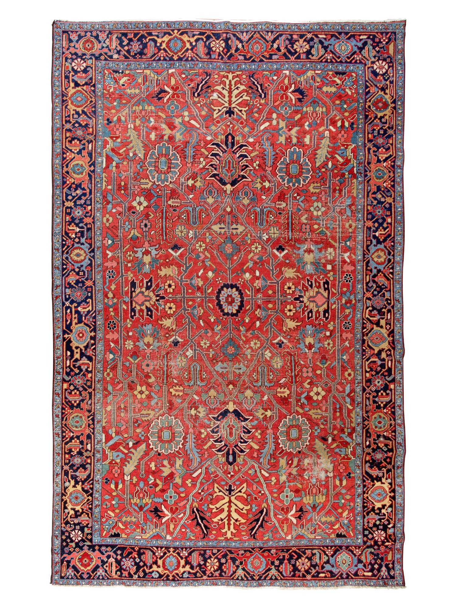 A Heriz Wool Rug