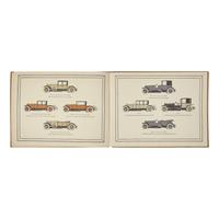 [Automobilia] Pair of titles on the early automobile, and four pieces of automobile ephemera