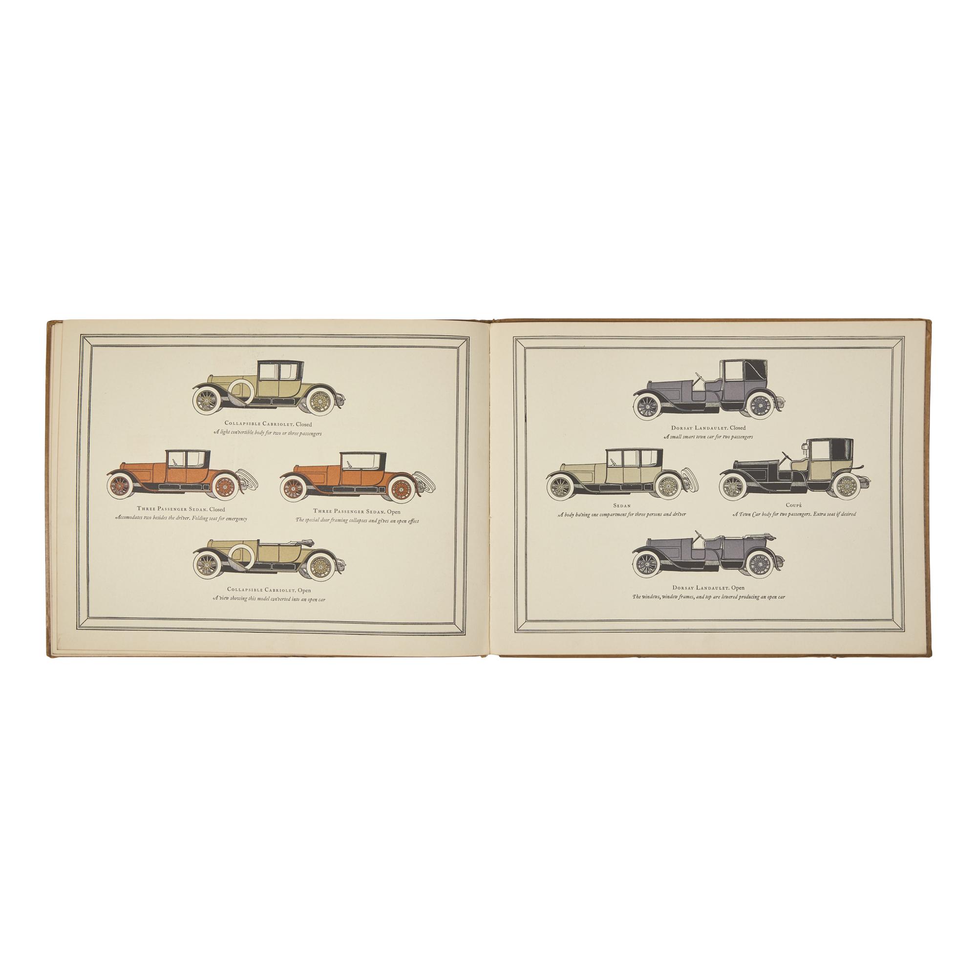 [Automobilia] Pair of titles on the early automobile, and four pieces of automobile ephemera
