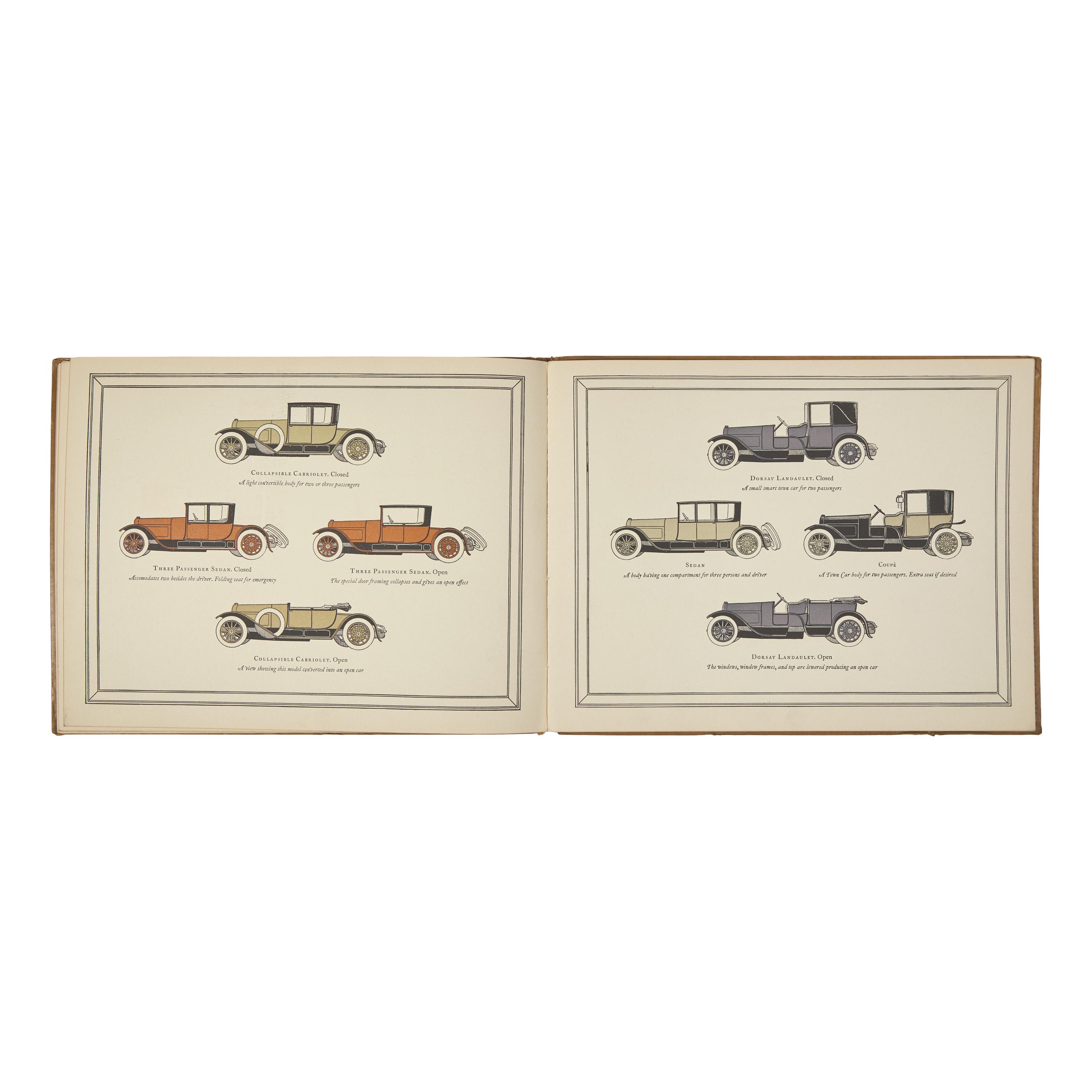 [Automobilia] Pair of titles on the early automobile, and four pieces of automobile ephemera