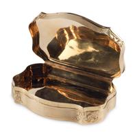 A French Gold, Diamond, and Guilloché Enamel Snuff Box