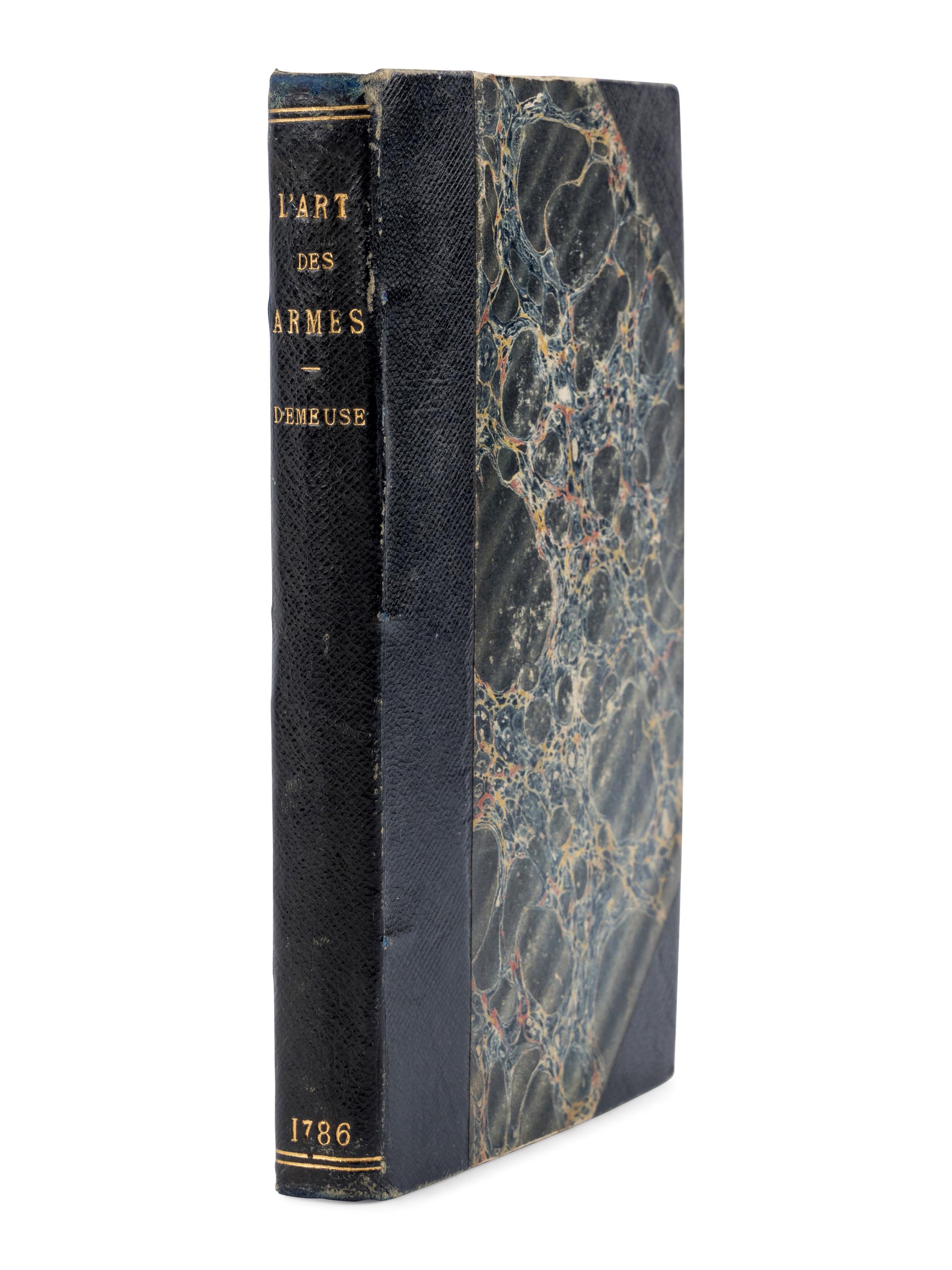 DEMEUSE, Nicolas. Nouveau traite de l'art des armes . Liège: F. J. Desoet, 1778.