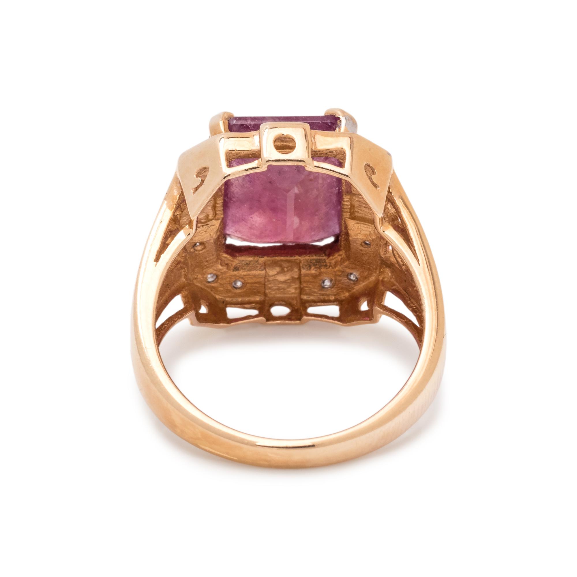 RUBY AND DIAMOND RING