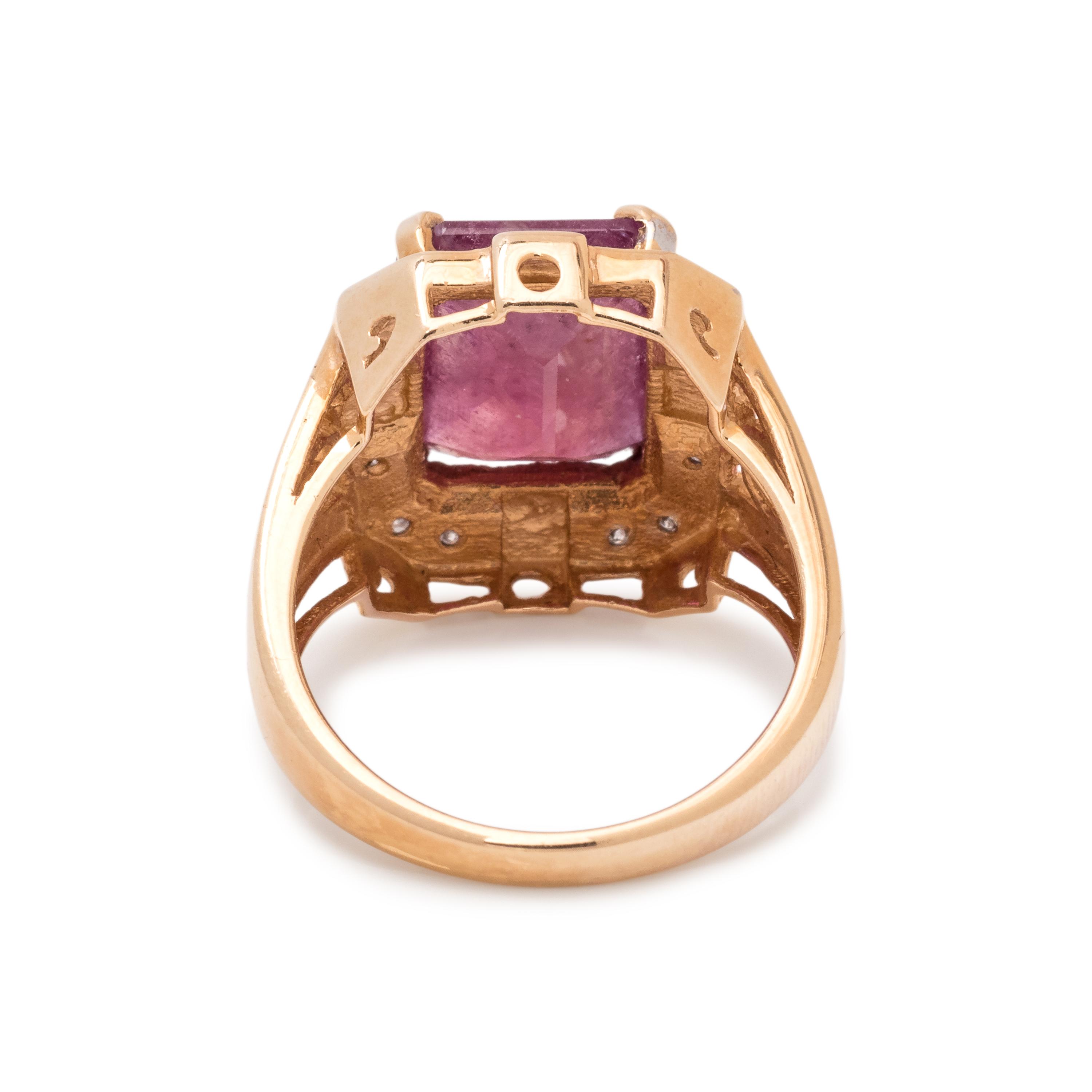 RUBY AND DIAMOND RING