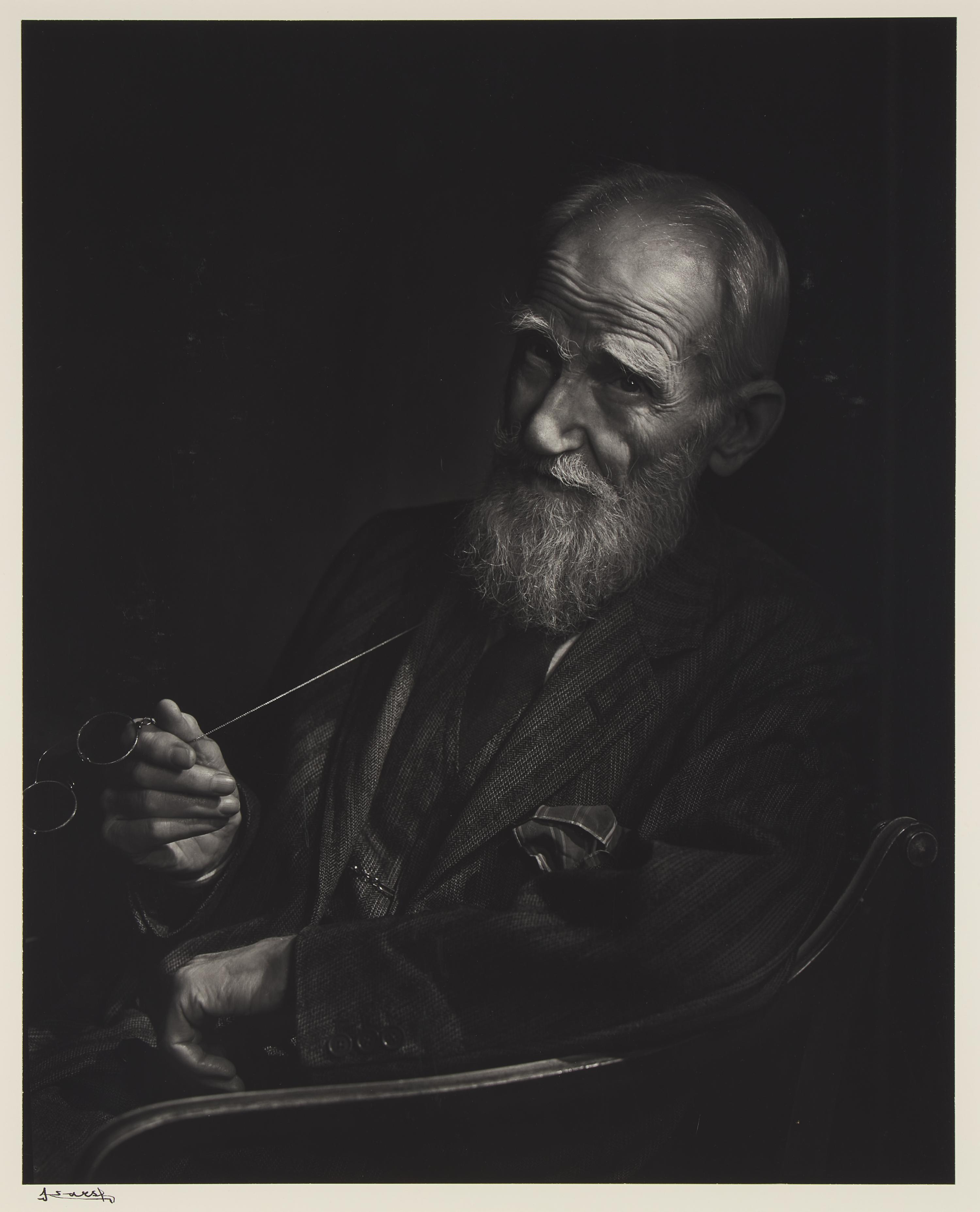 Yousuf Karsh (Armenian/Canadian, 1908-2002) — George Bernard Shaw , 1943; printed later