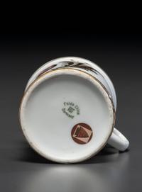 An Optician's Porcelain Occupational Shaving Mug