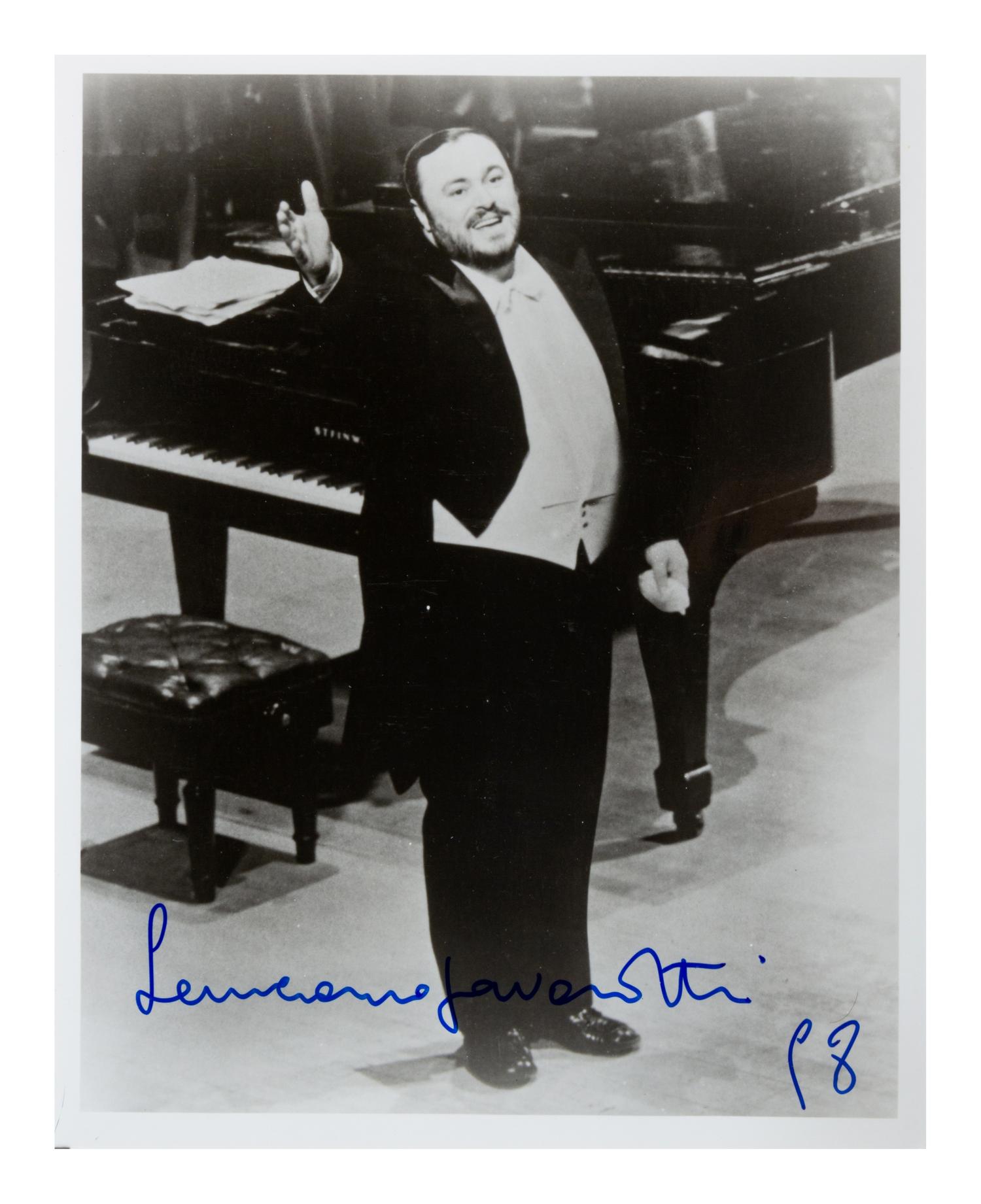 [20th-Century Opera Singers]. A group of 6 signed photographs of opera singers from the 1970s-1990s, comprising images of: