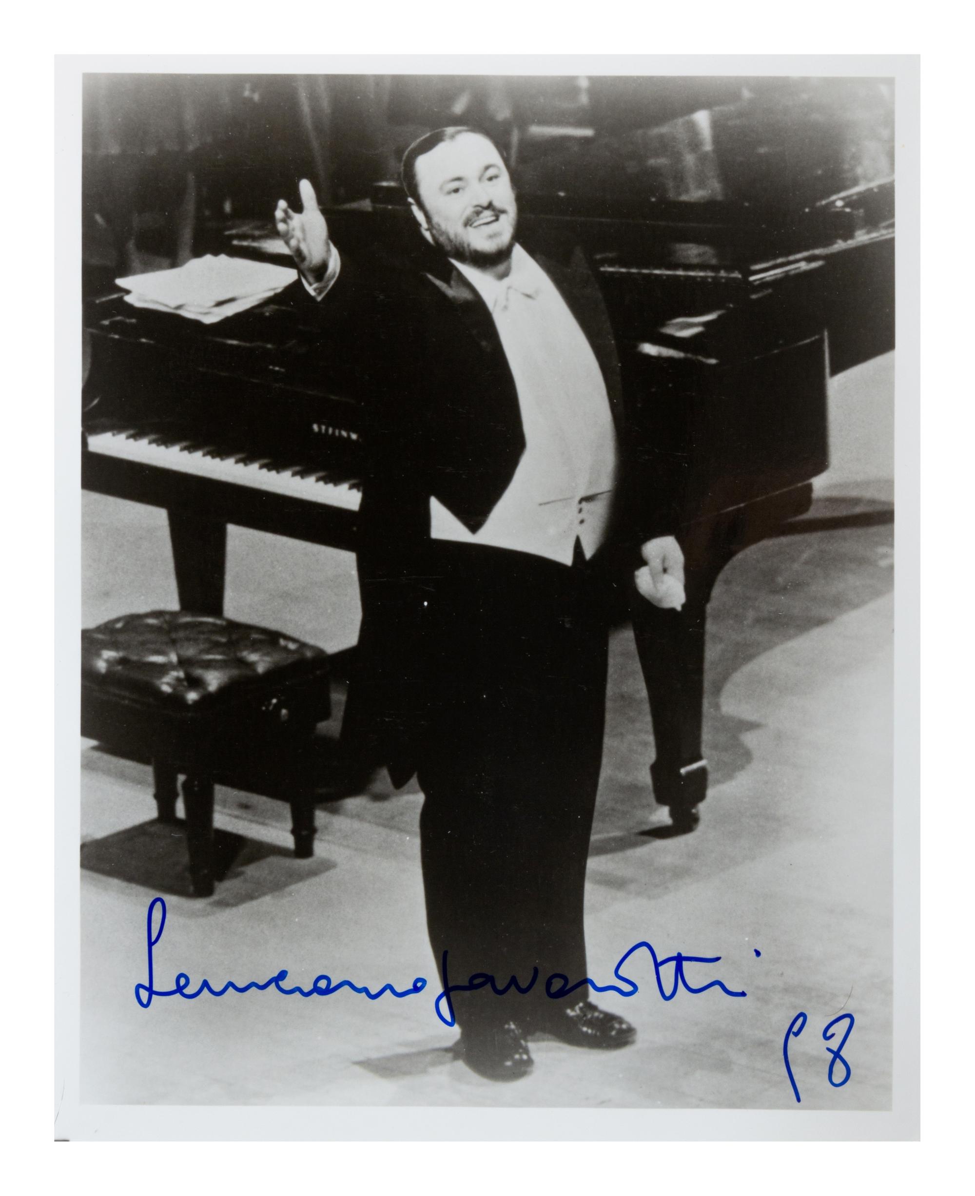[20th-Century Opera Singers]. A group of 6 signed photographs of opera singers from the 1970s-1990s, comprising images of: