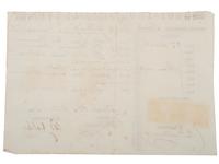 [SLAVERY & ABOLITION]. Partially printed Spanish-language "Registro de Esclavos," a Puerto Rican registration document for enslaved infant "José Laurence." 29 July 1869.
