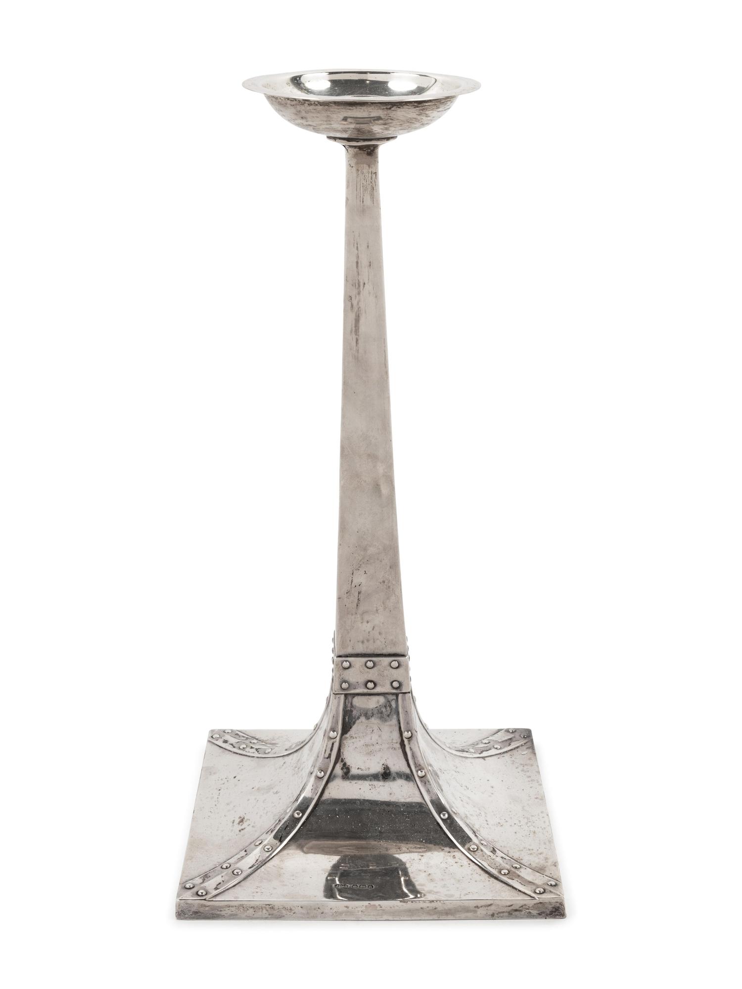 An English Silver Candlestick