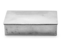 given as a presentation piece and engraved with signatures on the interior hinged lid.