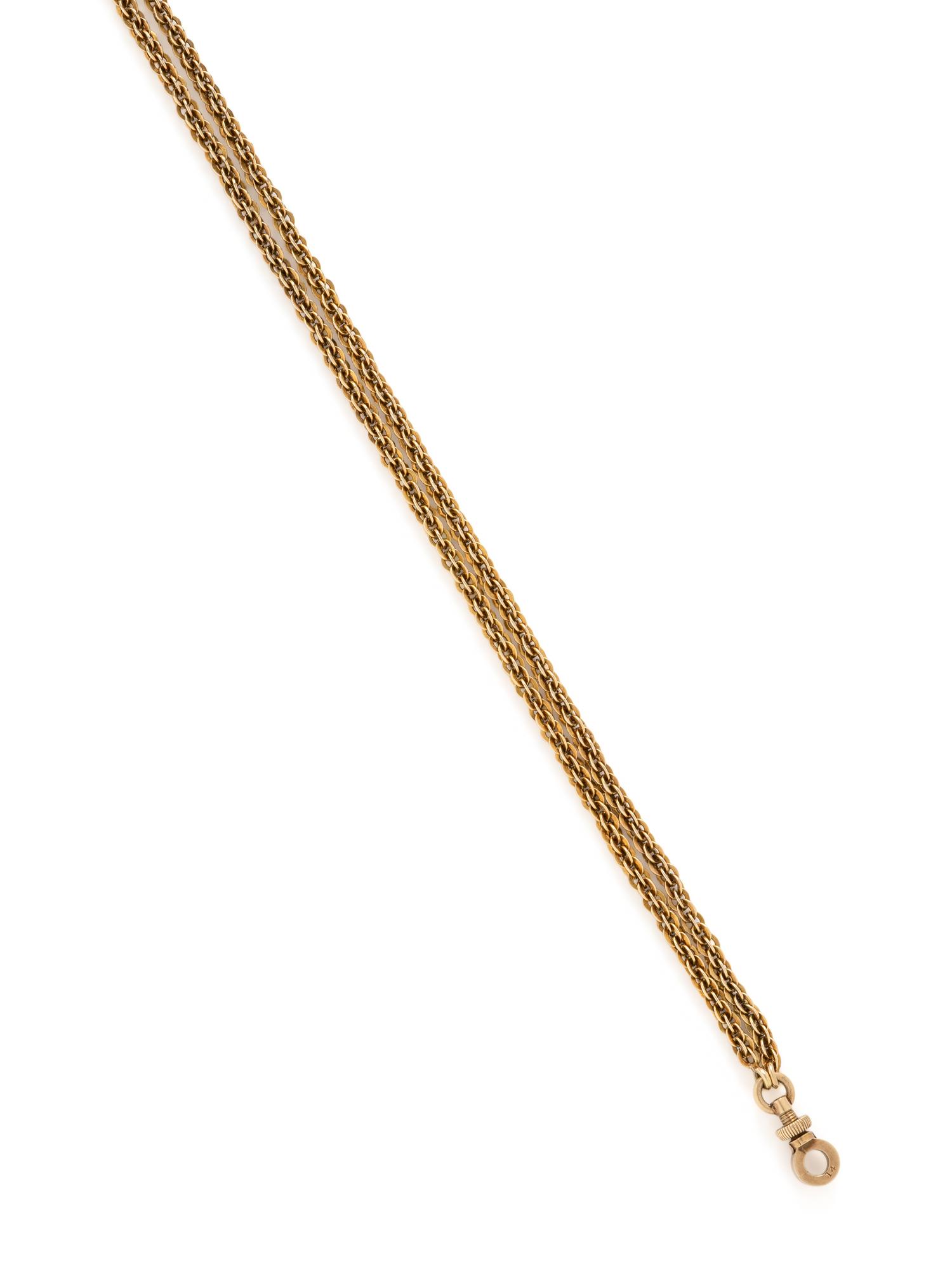 YELLOW GOLD WATCH CHAIN