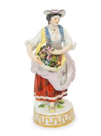 Three Meissen Porcelain Figural Groups
