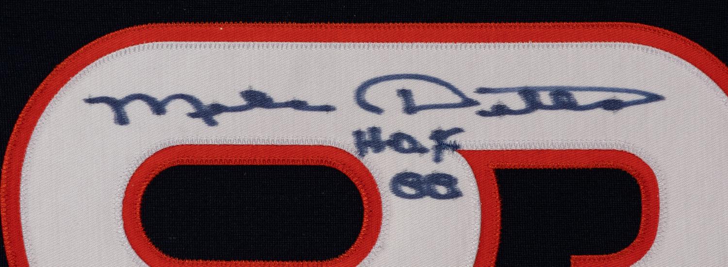A Mike Ditka Chicago Bears Ceremonial Football Jersey Presentation Formerly Displayed at Mike Ditka's Restaurant,