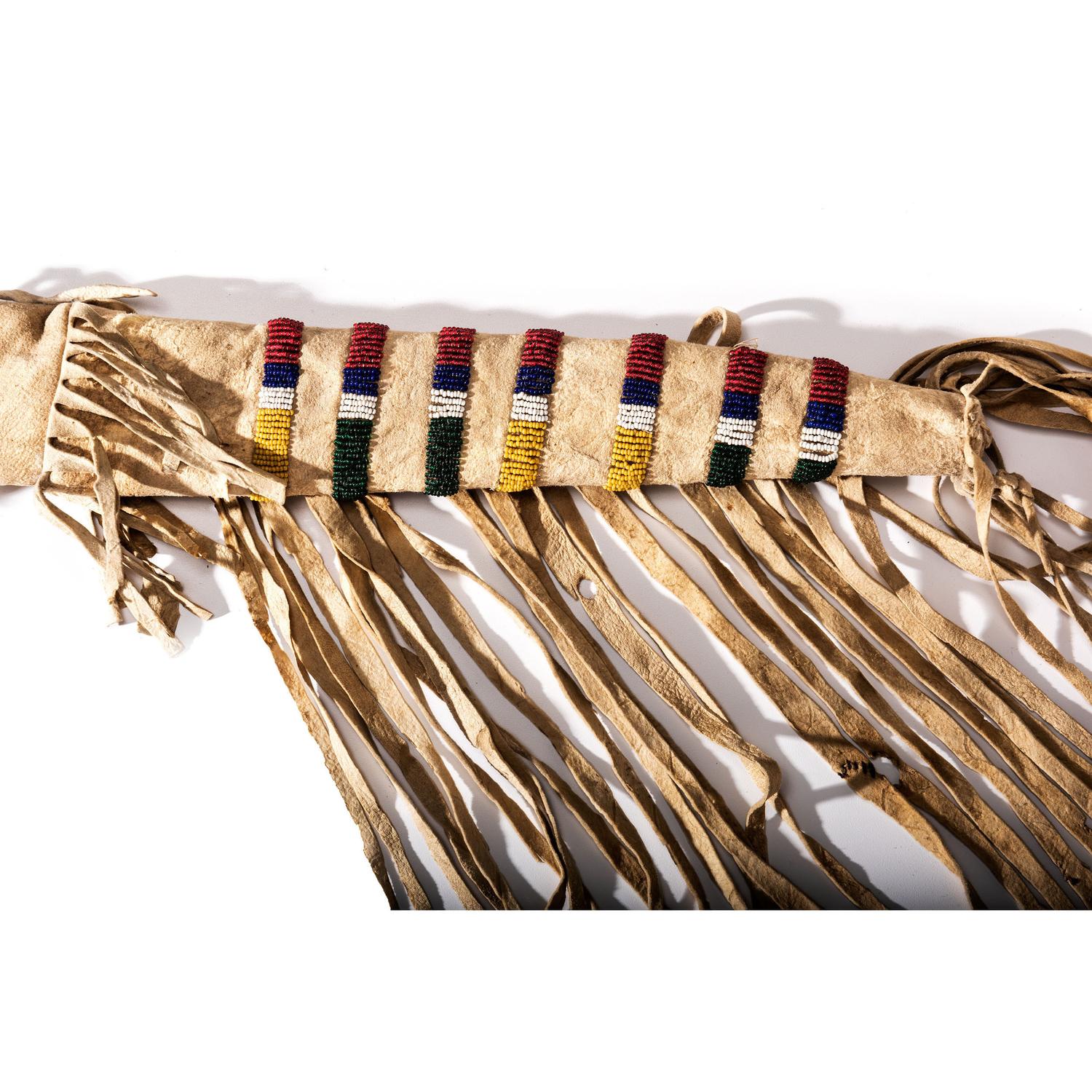 Cheyenne Beaded Hide Rifle Scabbard