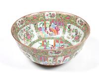 A Chinese Export Rose Medallion Porcelain Bowl