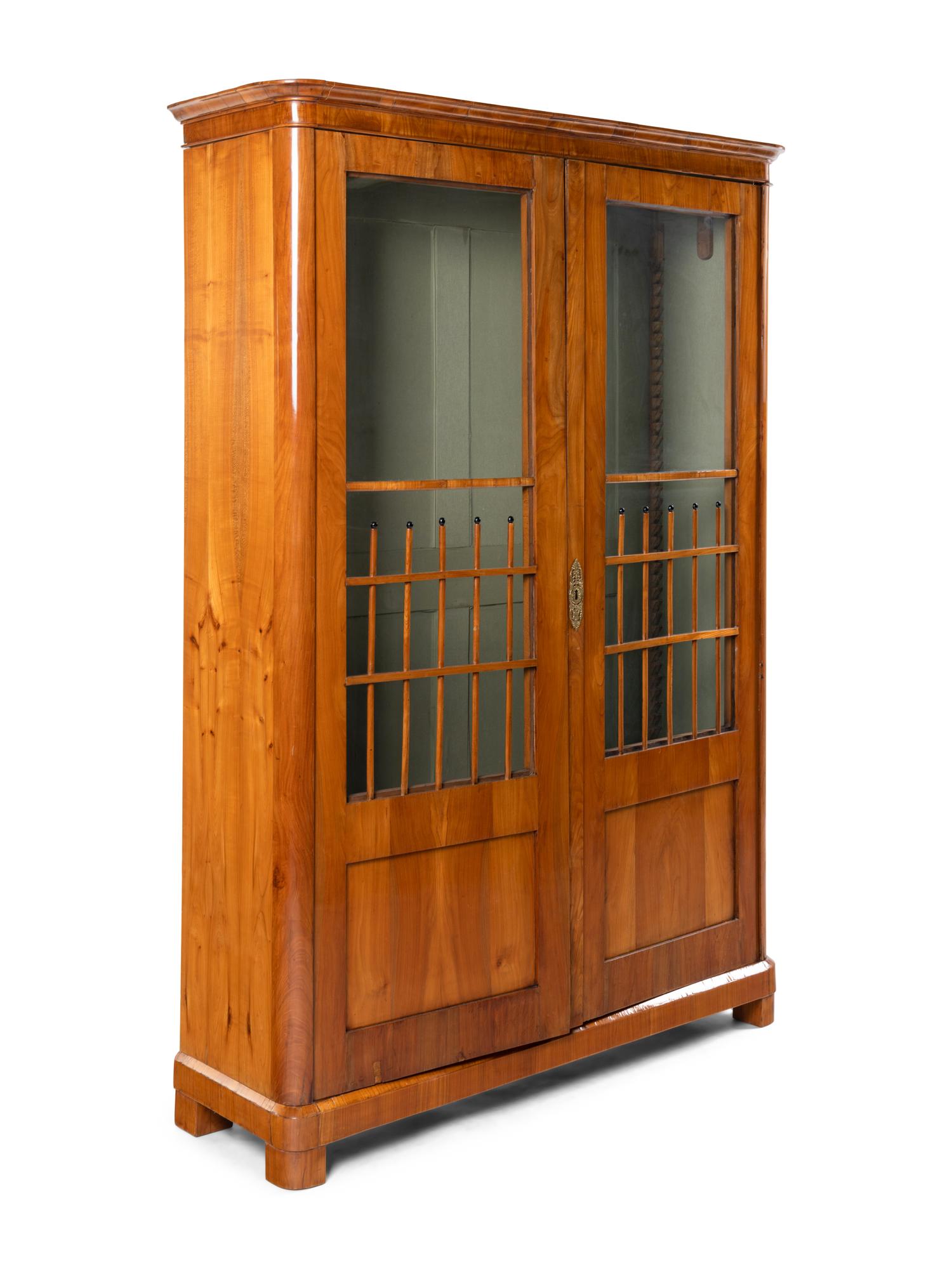 A Biedermeier Cherrywood Bookcase
