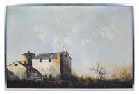 Jorge Braun Tarallo (Uruguayan, b. 1951) Farm Landscape oil…