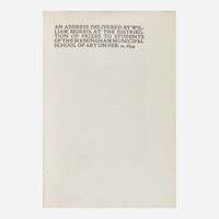 [Private Press] [Chiswick Press] Morris, William Group of 3 Bound Titles