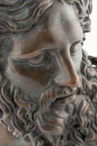 A Continental Bronze Bust