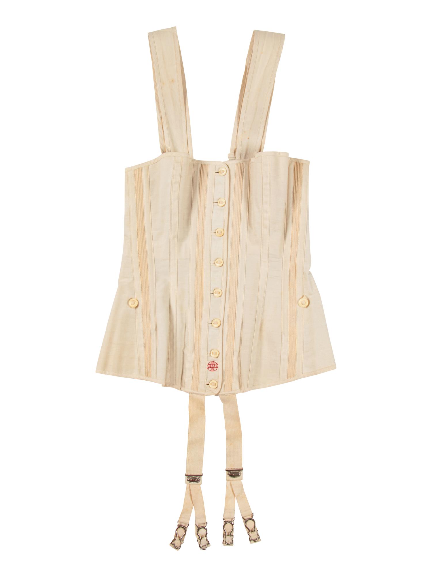 Five Women's and Children's Corsets with Related Documentation, and One Corset Cover, 1880s-1900