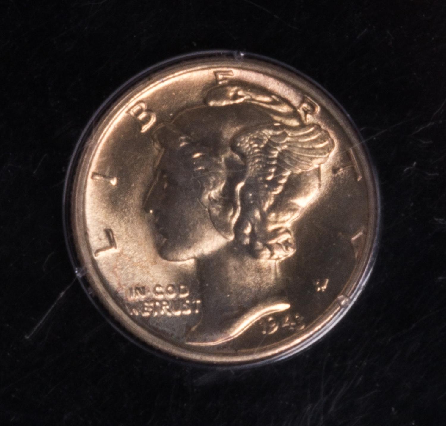 A United States 1943-S Mercury Dime
