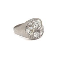 PLATINUM AND DIAMOND RING