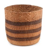 Northwest Coast Striped Basket