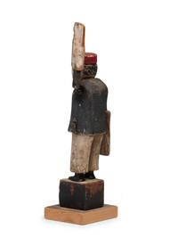 A Carved and Painted Wood Whirligig