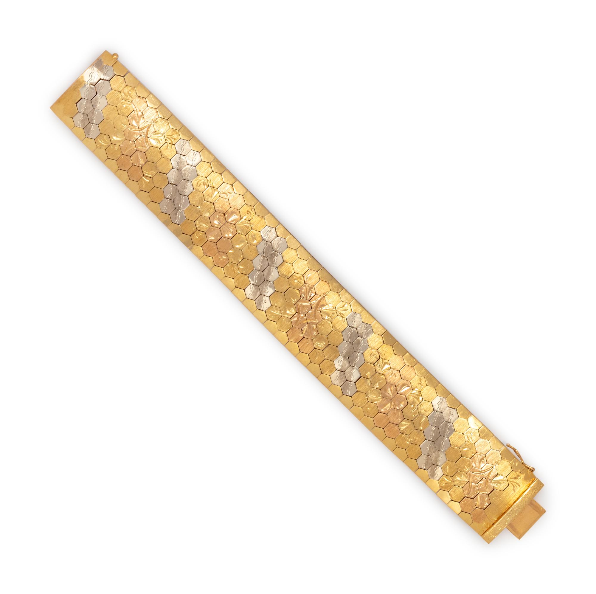 TRICOLOR GOLD BRACLET