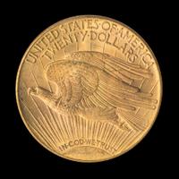 A United States 1916-S St. Gaudens $20 Gold Coin
