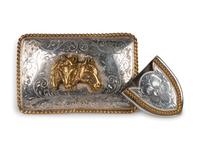Ralph Lauren Sterling Silver Bohlin-style Ranger Set, with Horse Heads