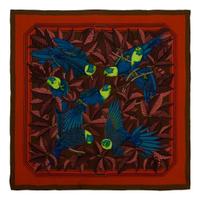 Two Hermès 90cm Silk/Cashmere Scarves