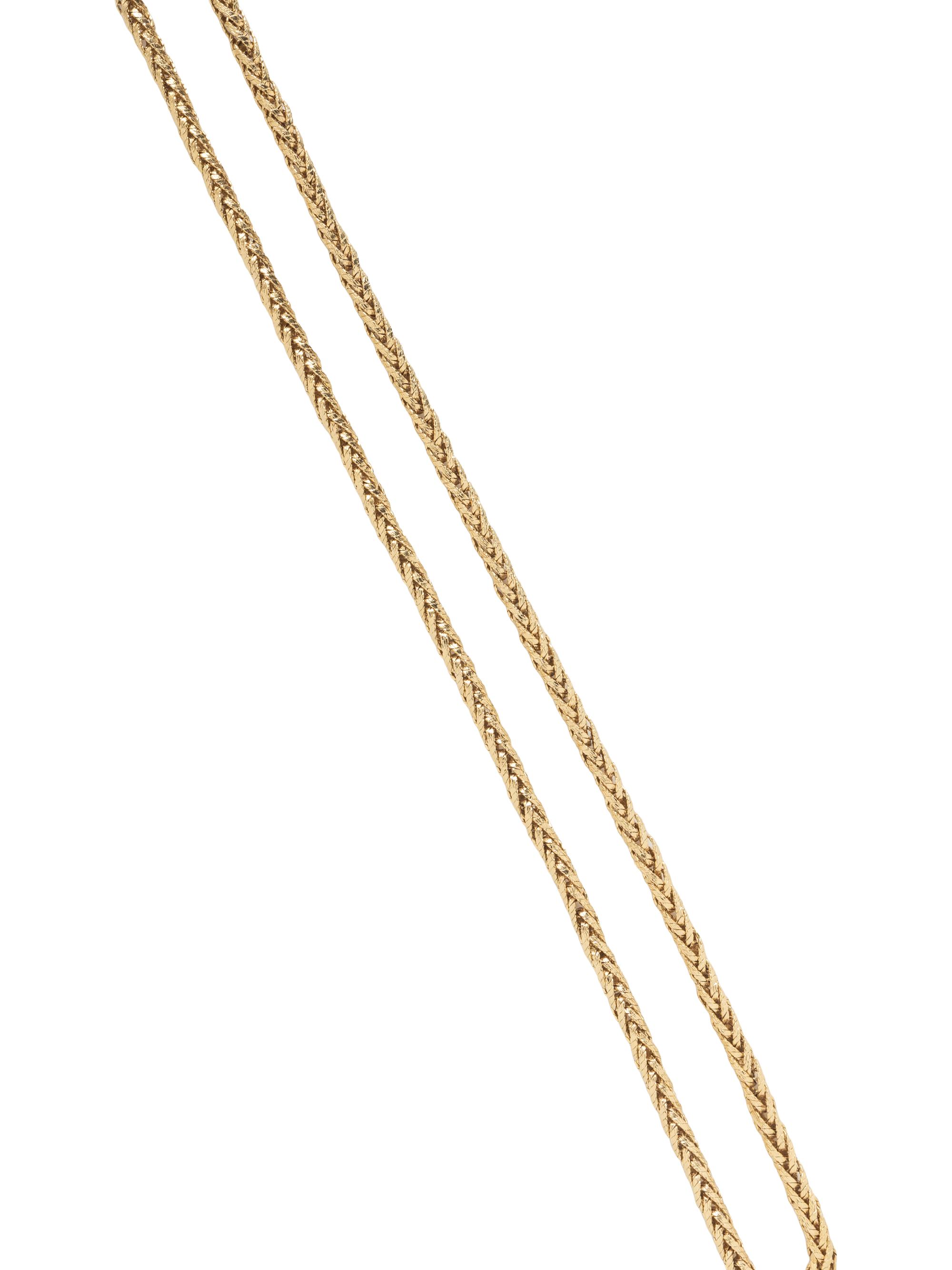 TIFFANY & CO., YELLOW GOLD NECKLACE