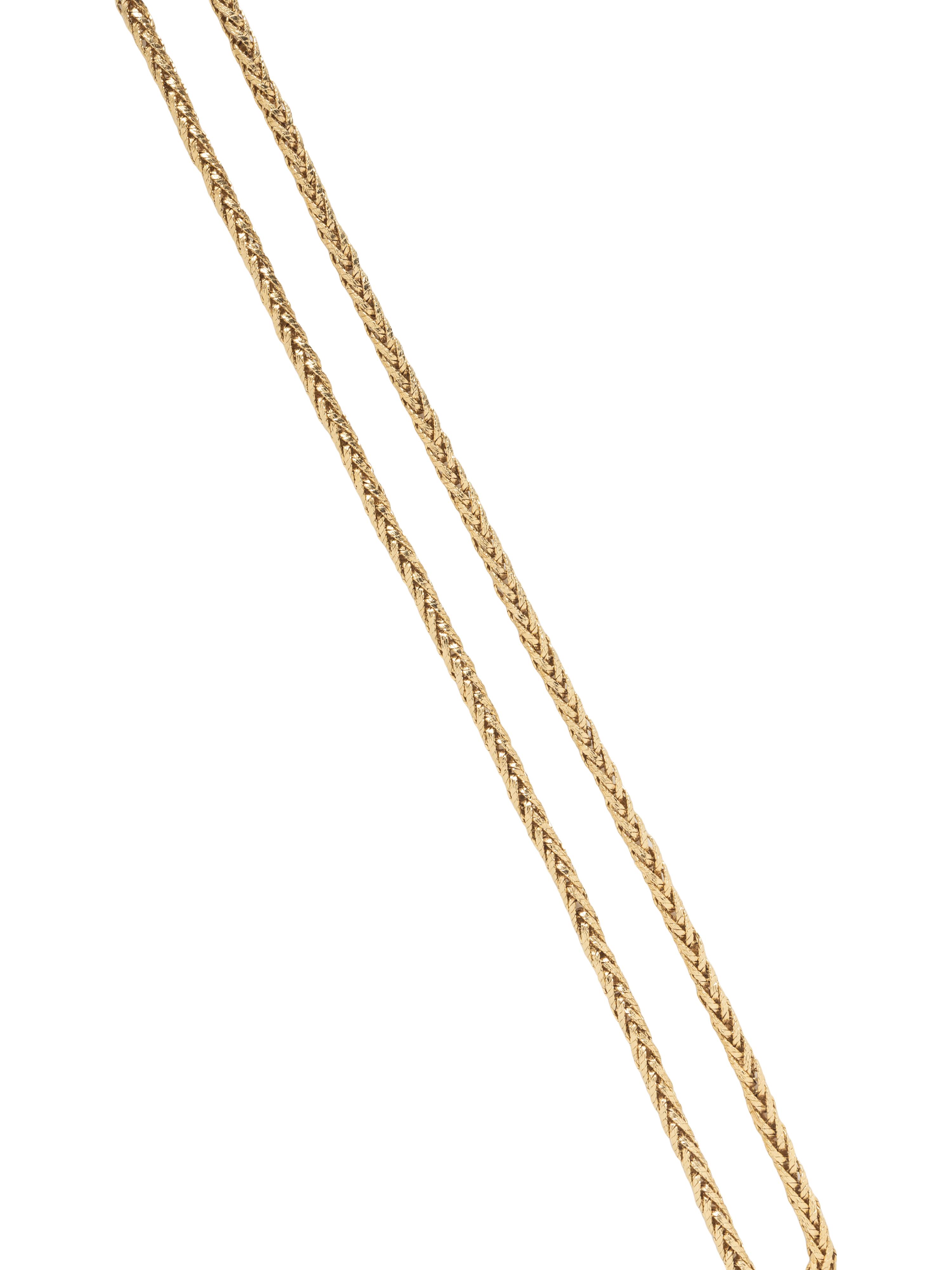 TIFFANY & CO., YELLOW GOLD NECKLACE