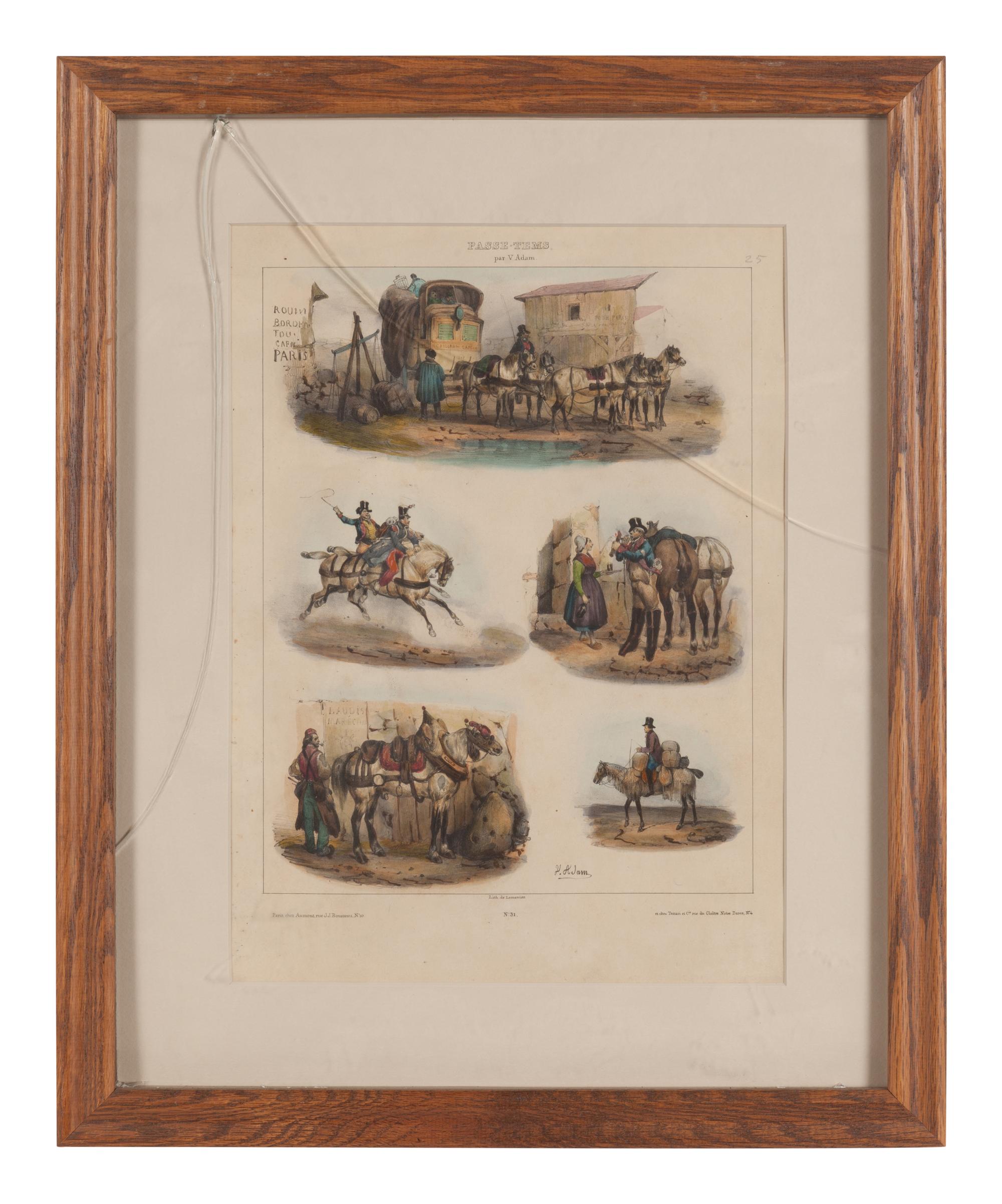 Seventeen French Lithographs