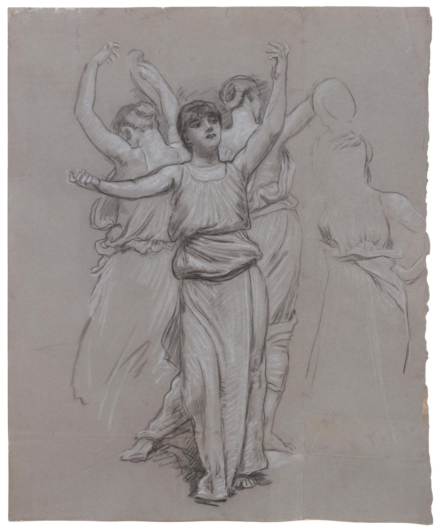 Elihu Vedder, (American, 1836-1923), Study for The Pleiades