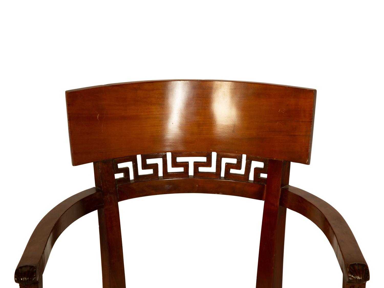 A Pair of Continental Neoclassical Armchairs