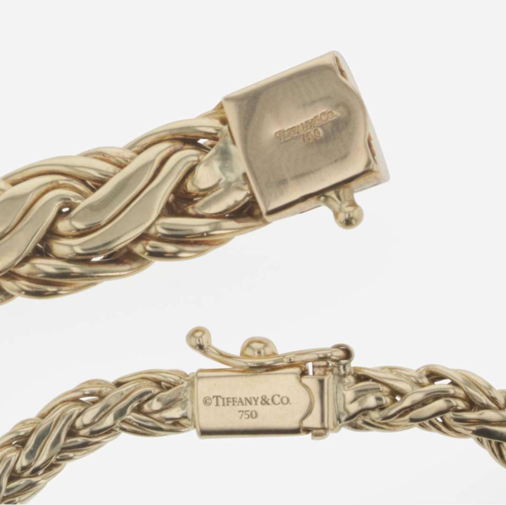 Two Piece Set of 18K Yellow Gold Tiffany & Co. Jewelry