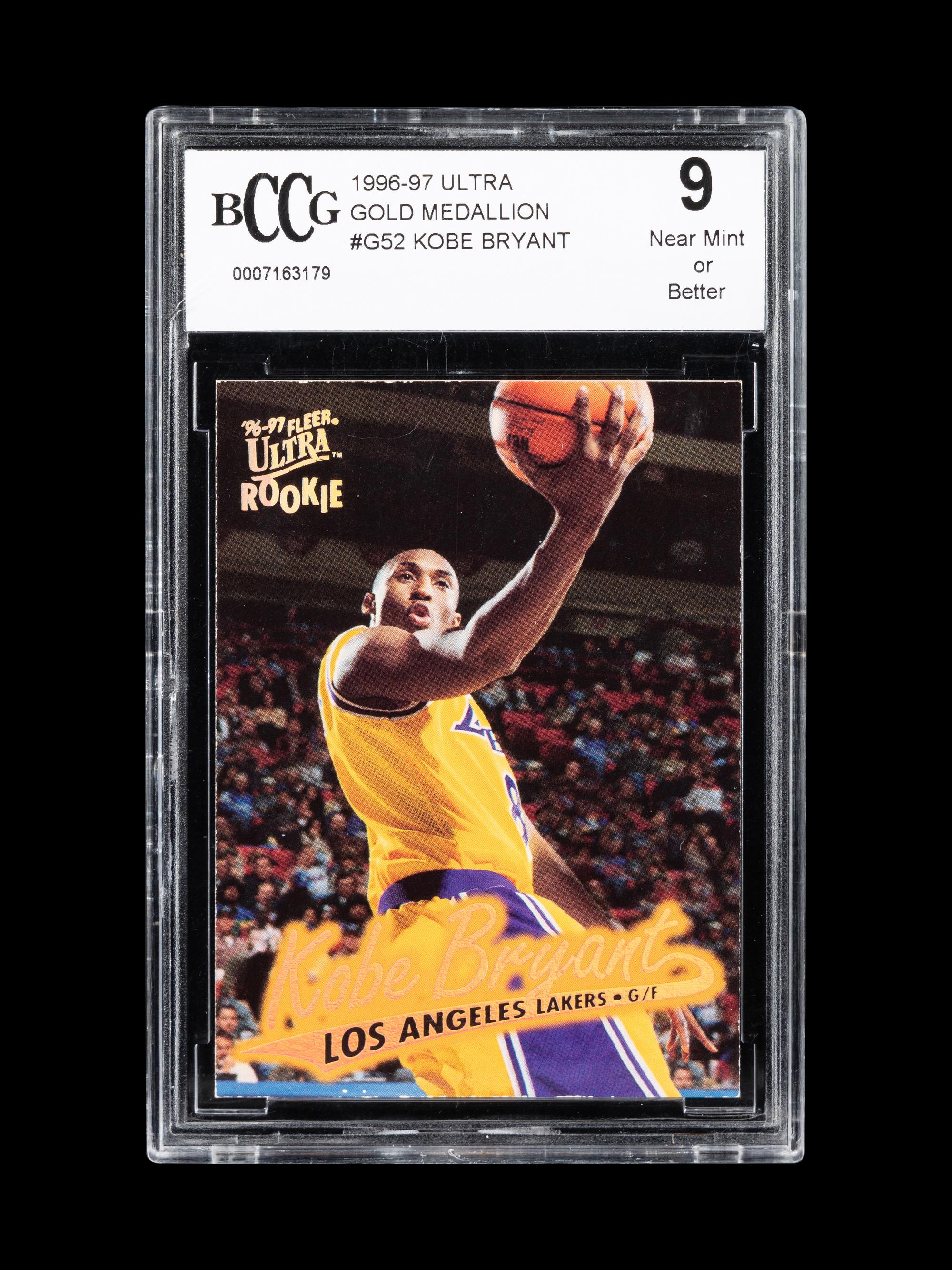 A Group of 1996-97 Fleer Ultra Kobe Bryant Rookie Basketball Cards,
