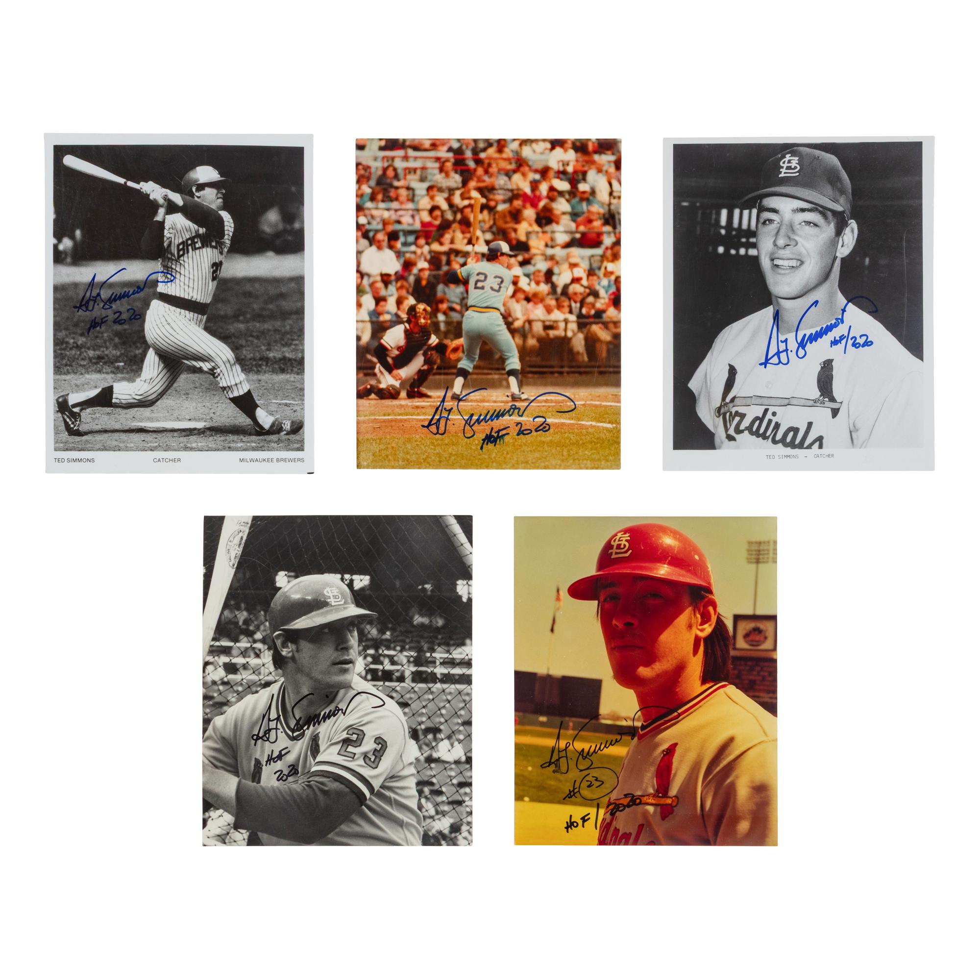 A Large Archive of Awards and Autographs from The Personal Collection of Ted Simmons