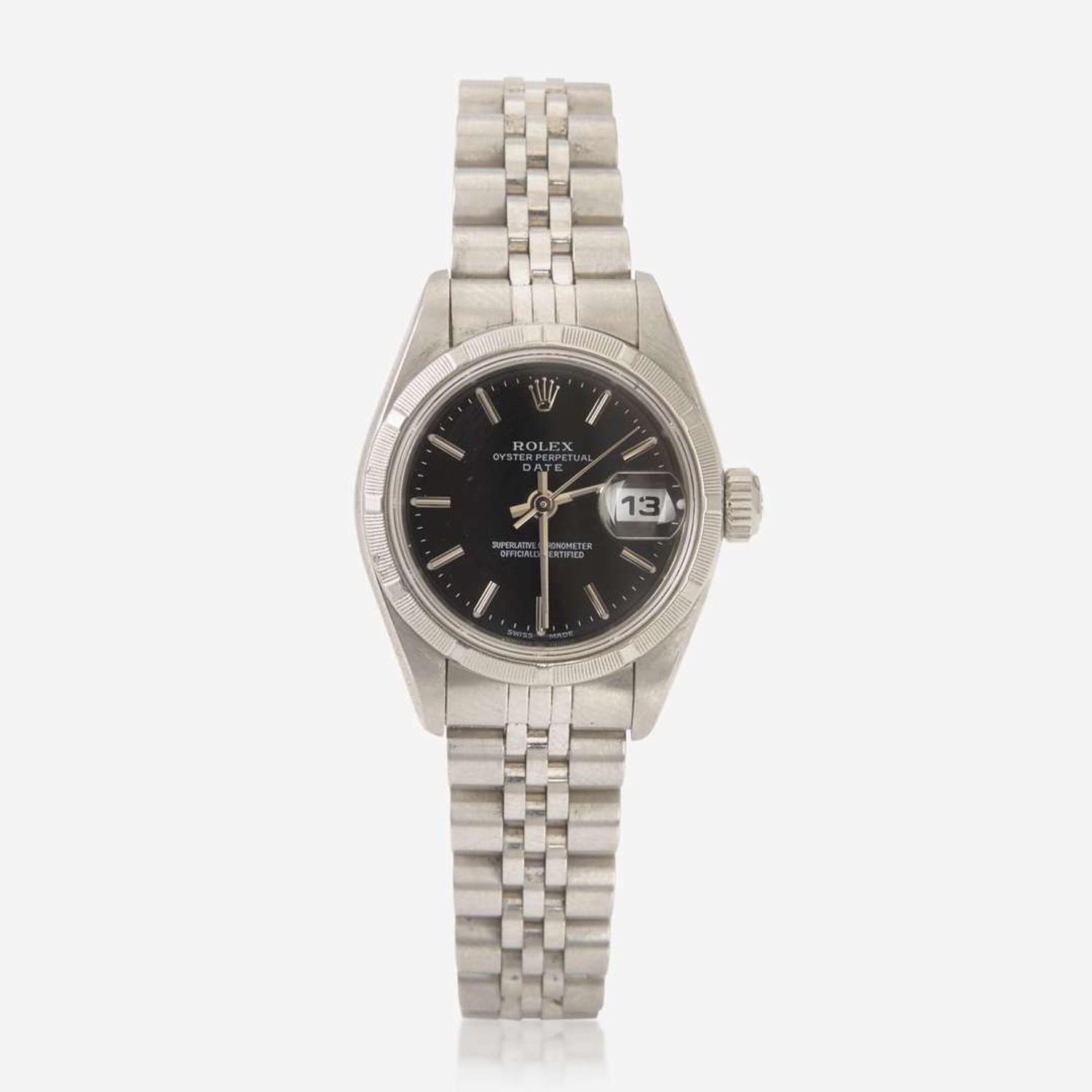 A Ladies Rolex Oyster Perpetual Date 79190 C.1999