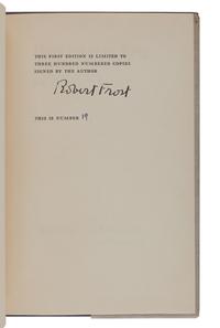 FROST, Robert (1874-1963). A group of 7 signed limited editions, comprising: