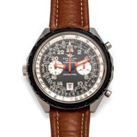 Breitling, Stainless Steel Ref. 1809 'Cosmonaute Chrono-Matic' Wristwatch