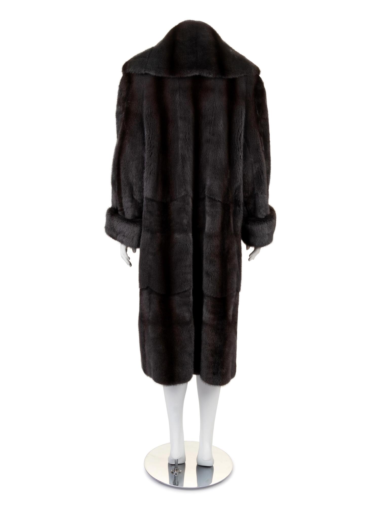 Guiliana Teso Gray Mink Coat, 2000s