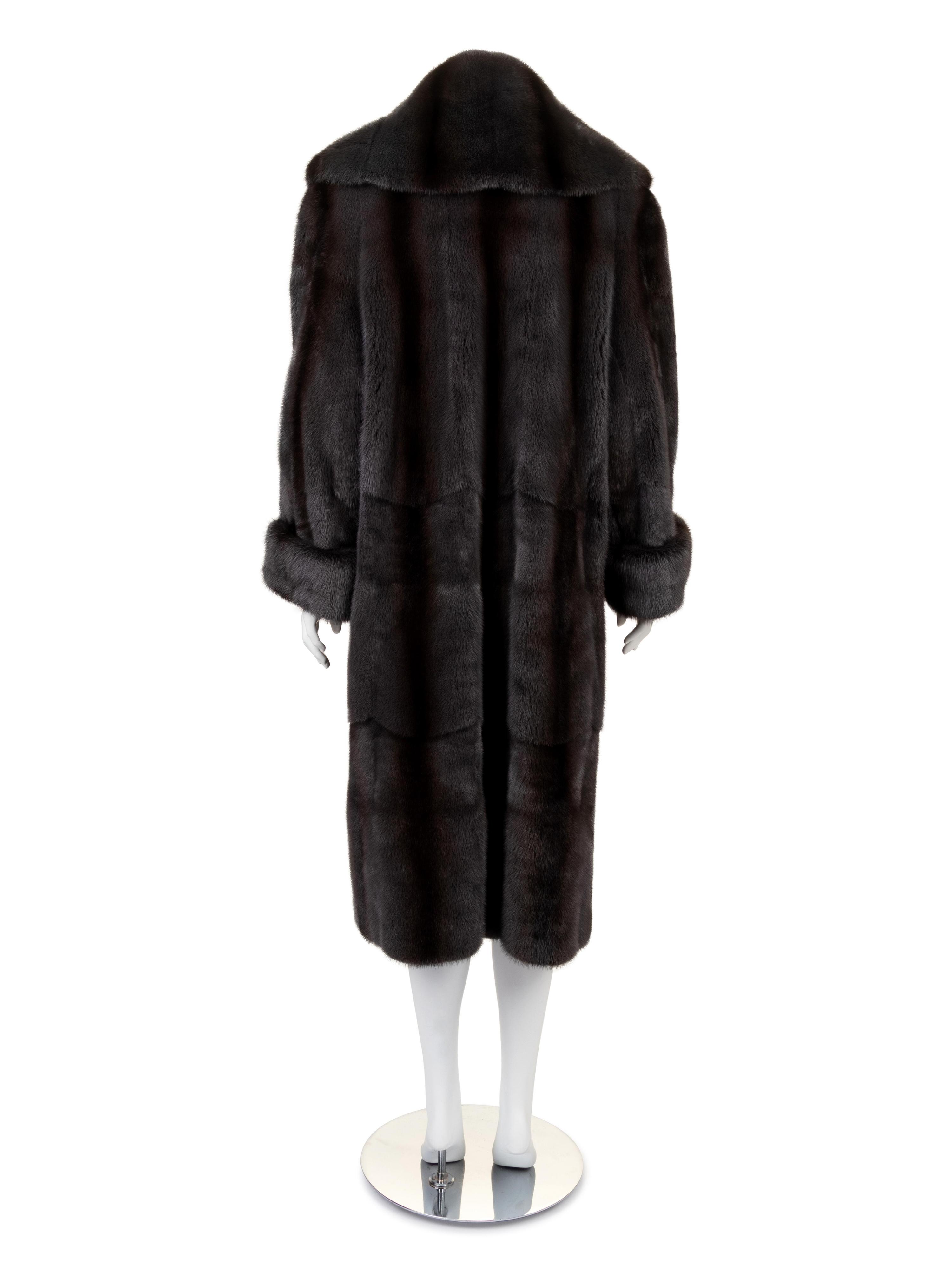 Guiliana Teso Gray Mink Coat, 2000s