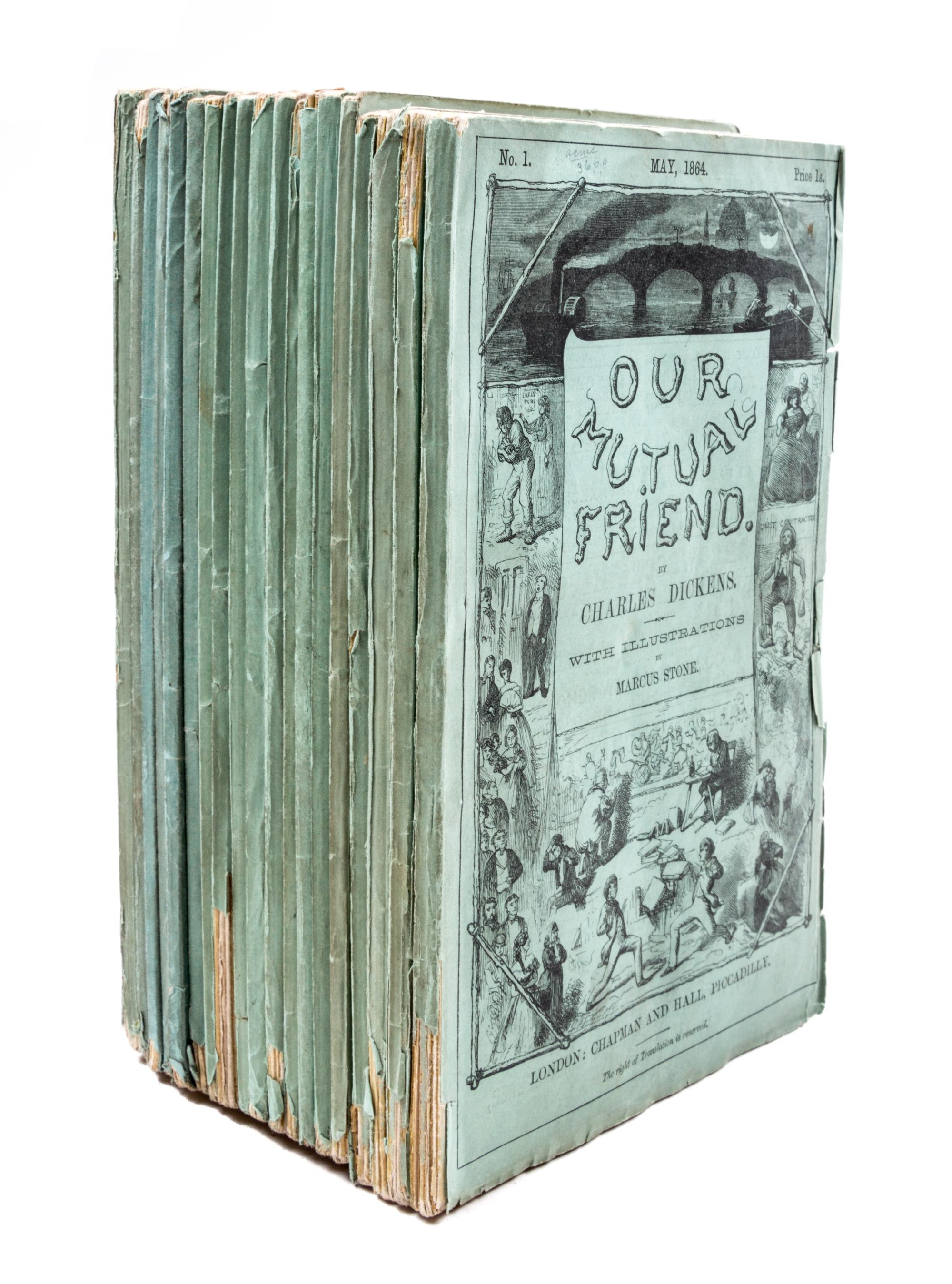 DICKENS, CHARLES. Our Mutual Friend. London, 1864. First edition in original parts.